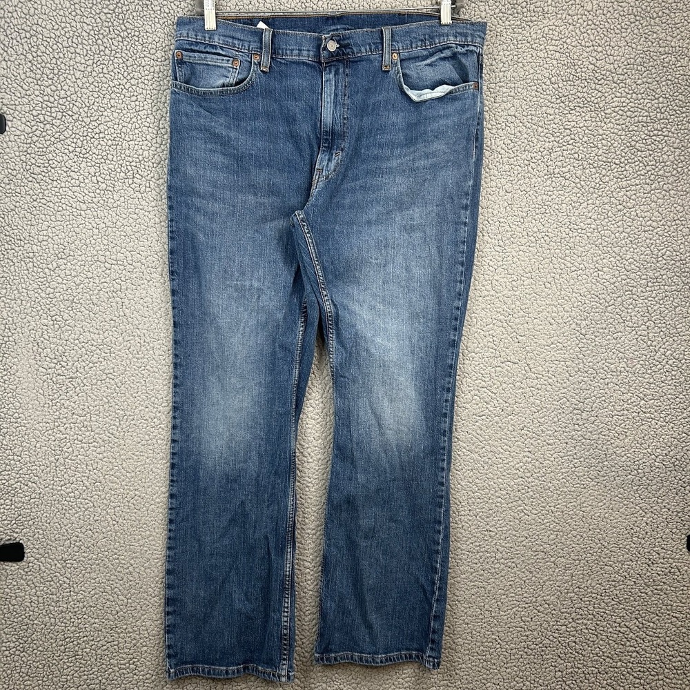 Levi's 527 Men's‎ Size W38 L32 Blue Denim Slim Bootcut Stretch Jeans